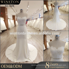 2017 estilo sereia vestido de noiva vestido de noiva com mangas